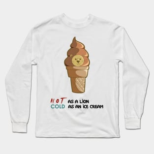 Lion Cream Long Sleeve T-Shirt